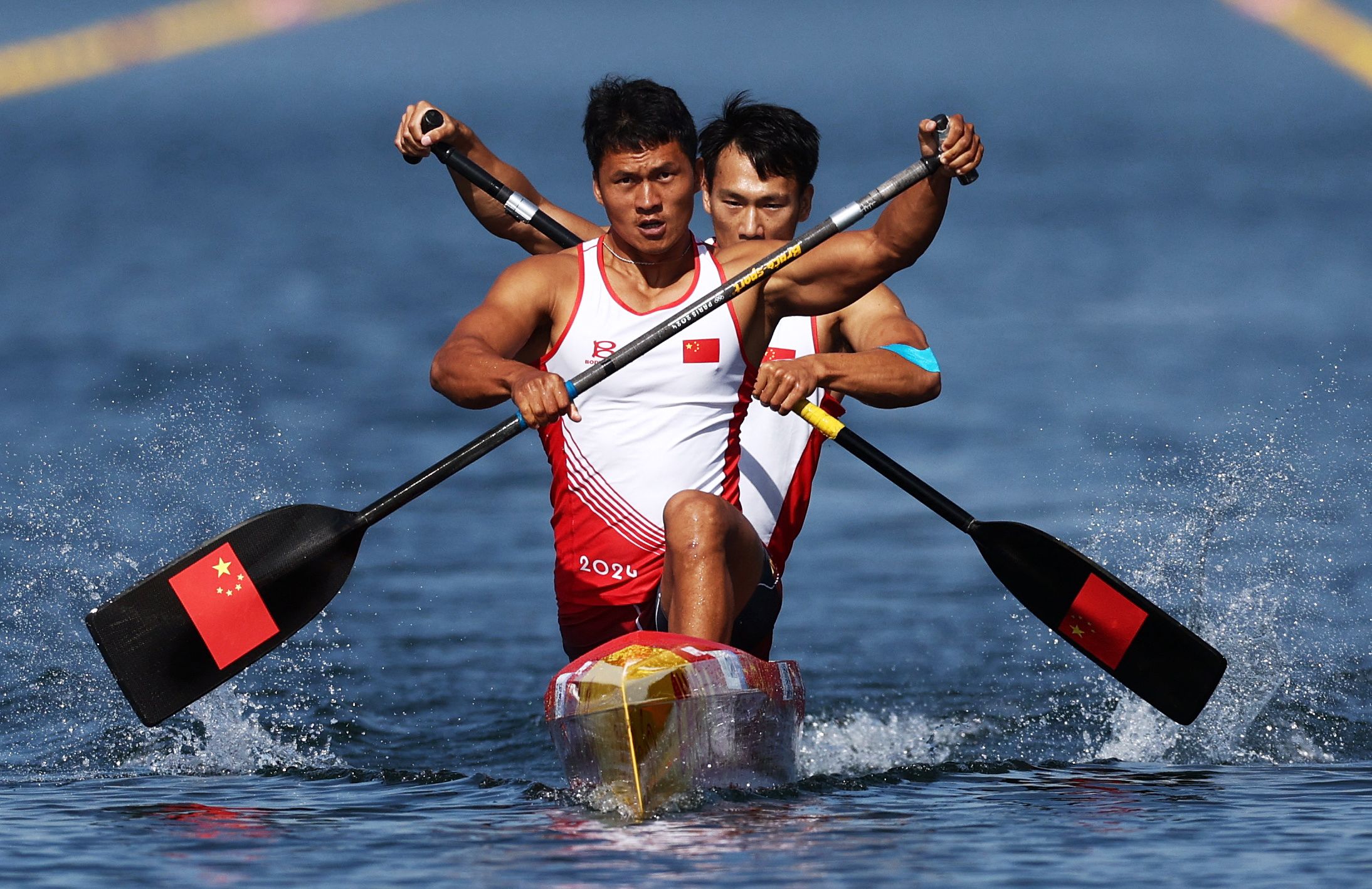 🚣500米双人划艇预赛:中国男队女队均打破奥运会记录+小组第一晋级!